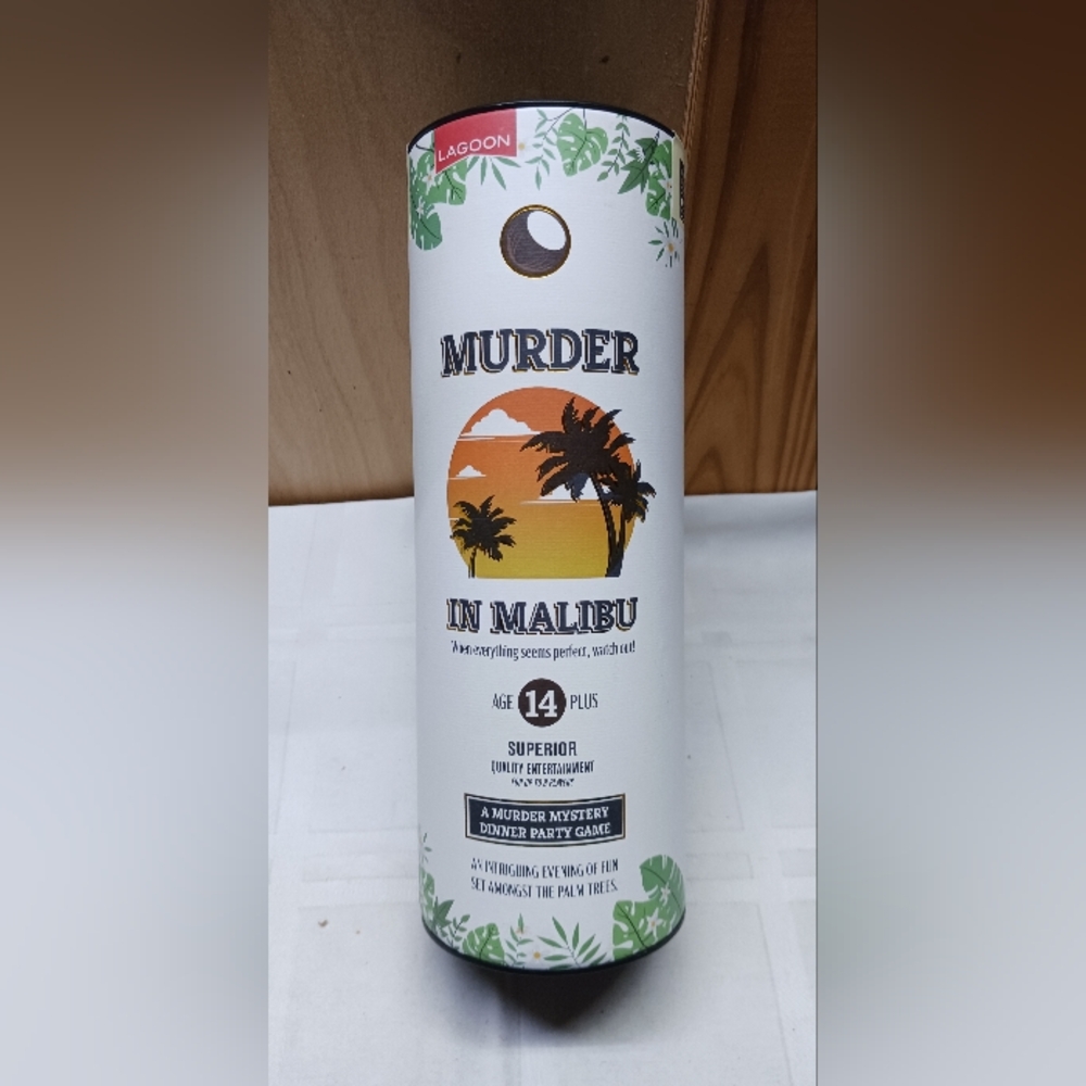 Murder Mystery Dinner Party Game / Murder in‎ Malibu (ages 14+ 6-8 players)